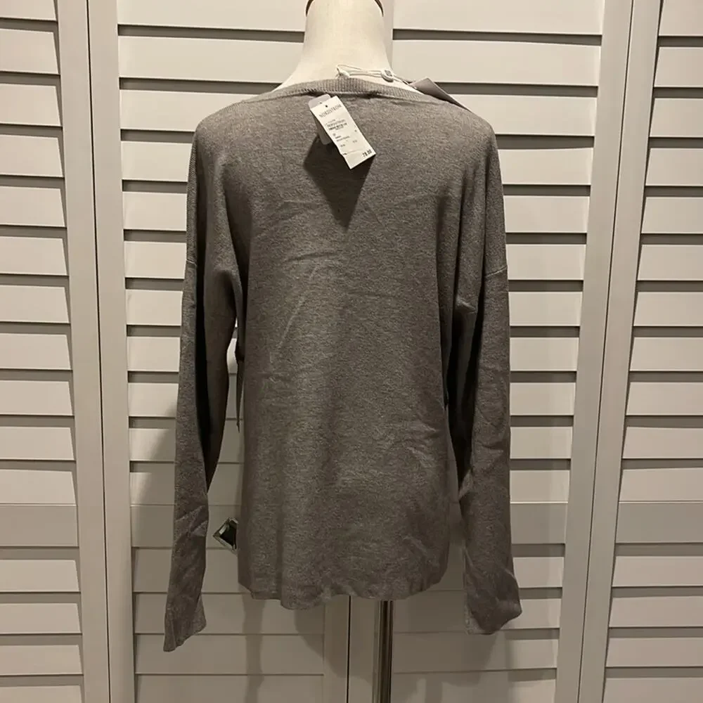 Wayf NWT Heather Charcoal Sweater